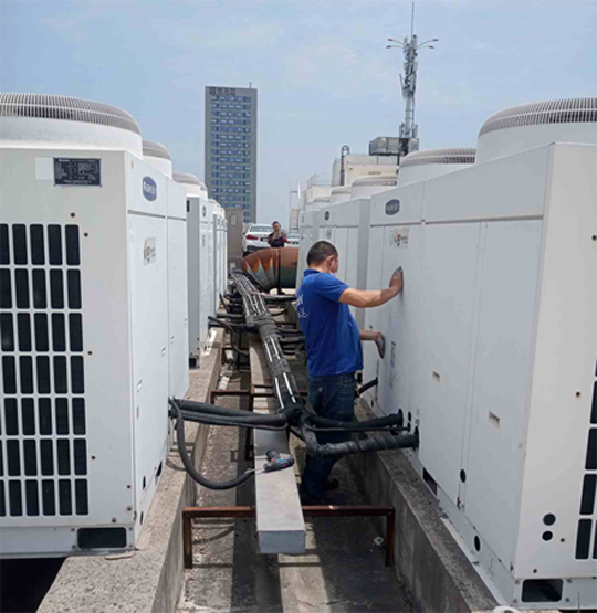 四会中央空调制热和不制冷系统维修方法